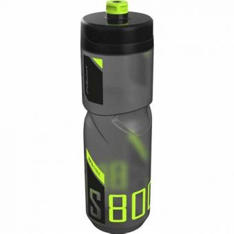 Trinkflasche Screw black/lime