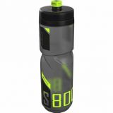 Trinkflasche Screw black/lime